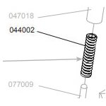 Feed Cam Compression Spring (Replaces 0354.1041.4)