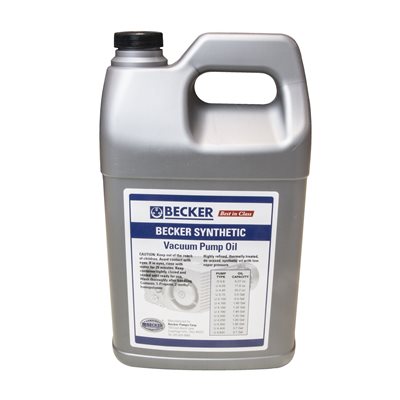 Full Synthetic Vacuum Pump Oil - 1 Gallon, Becker