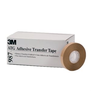 Adhesive Transfer Tape 3M 987 - 1.7 Mil - 1/2" x 36 Yd.