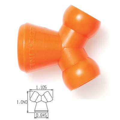 1/2" to 1/4" Y Reducer - Pack of 20