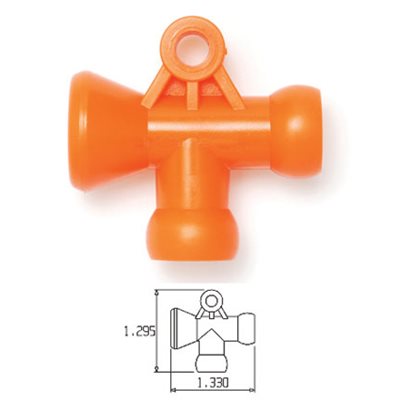 1/4" T Fitting - Pack of 20