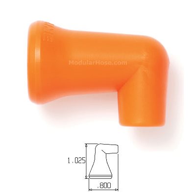 1/4" 90 Degree Nozzle,1/4"System - Pack of 20