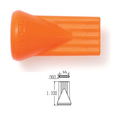 1/4" Flat 5 Hole Nozzle - Pack of 20
