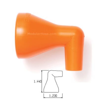1/4" 90 Degree Nozzle for 1/2" System - Pack of 4