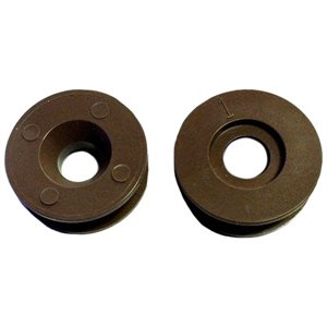 Twist-R-Lock 5/16" Round Hole Retainer FDA Metal Detectable (100 Per Bag)