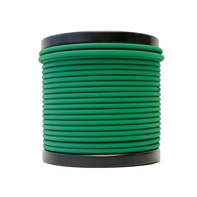 Volta RPN Solid Green Round Textured Belting 5mm (100' Roll)