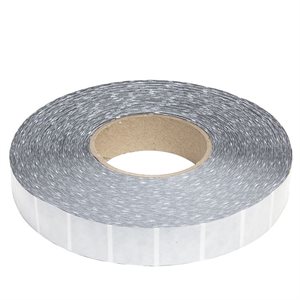 Mailing Tabs Clear Poly 1" - 5000 Tabs Per Roll