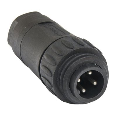 Male Cable Mount Plug 4 Pin