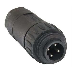 Male Cable Mount Plug 4 Pin