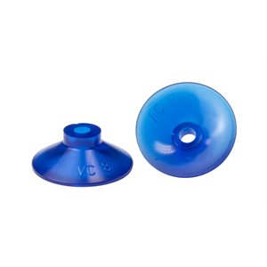 Blue Vinyl Vacuum Cup .56H x 1.51W x .23B Style B